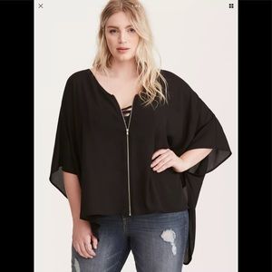 Torrid Indie Glam Zip Front Dolman